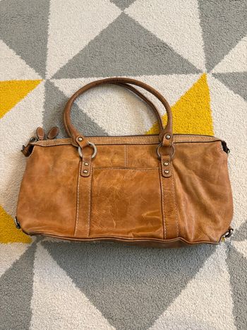 Sac à main en cuir Osprey couleur marron clair