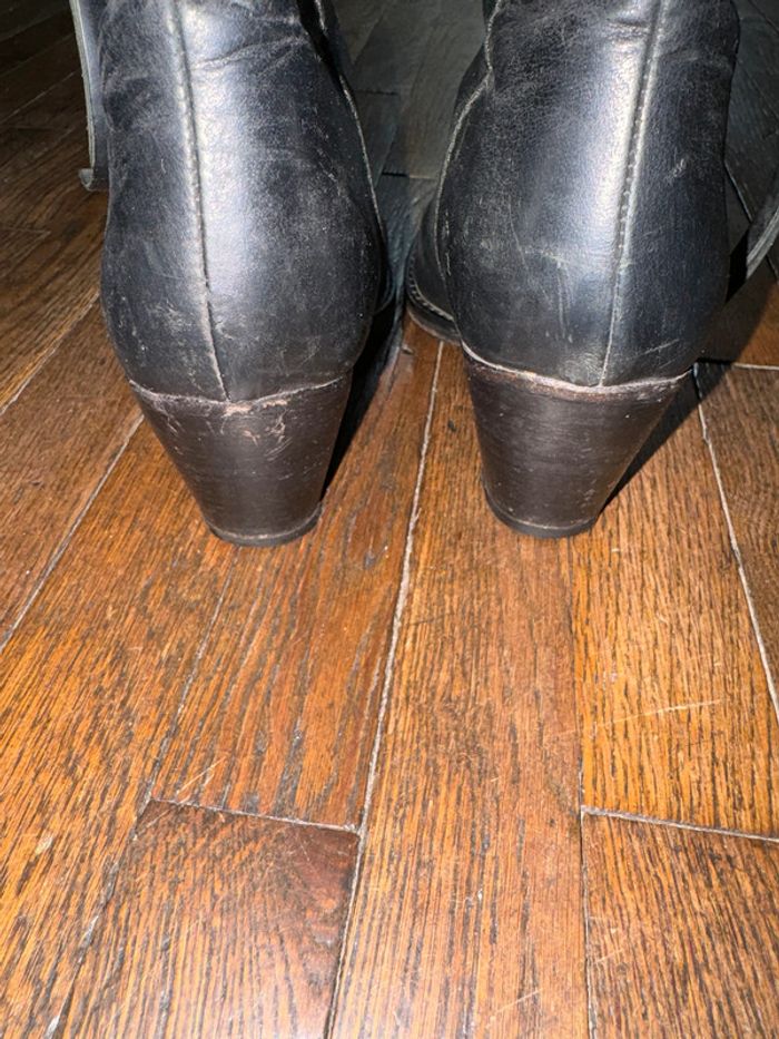Boots en cuir acne modèle pistol  Taille 37 - photo numéro 6