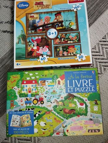 Lot de 2 boîtes de puzzle