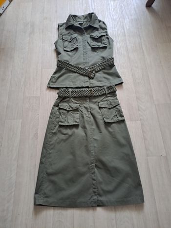 Ensemble veste chemise et jupe