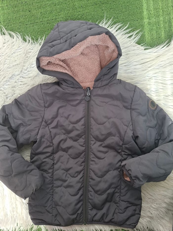 Manteau blouson réversible fille