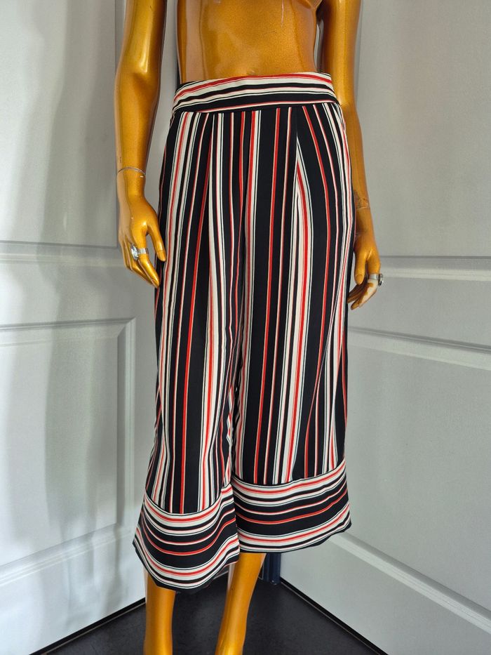 Pantalon Femme Noir à rayures Taille S/36