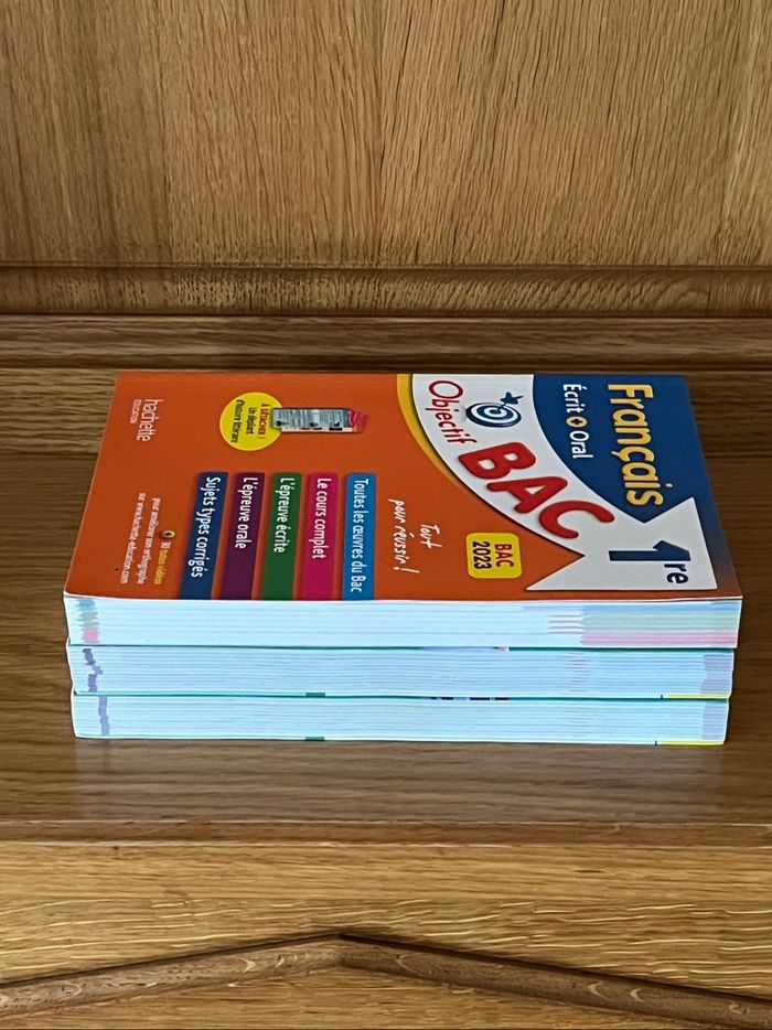 Lots de 3 prépa bac Maths/physique/francais - photo numéro 3