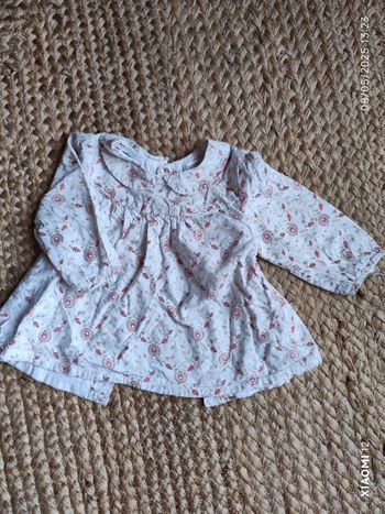 Blouse obaibi fille 6 mois