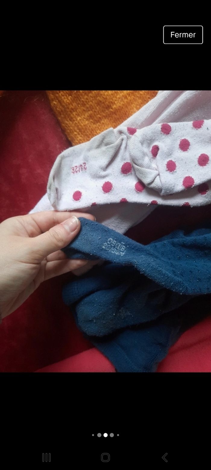 Lot vêtements 3ans pull pantalon chaussons collant - photo numéro 8