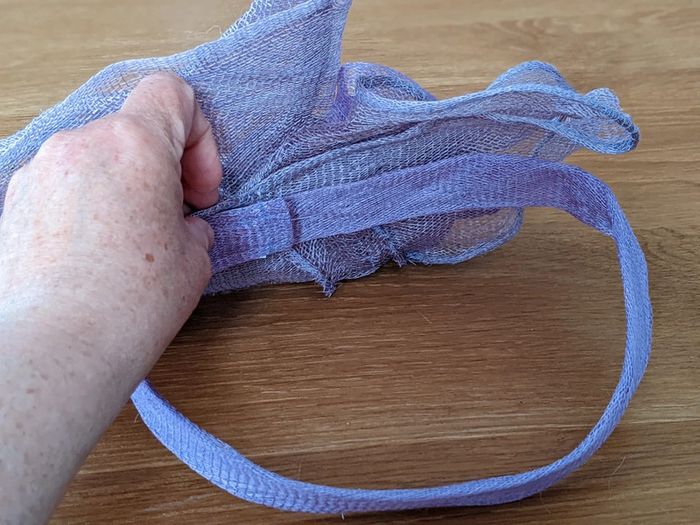 Bandeau mariage mauve lila - photo numéro 6