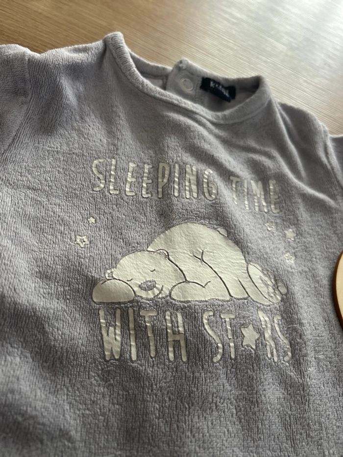 Pyjama gris ours Kiabi - photo numéro 2