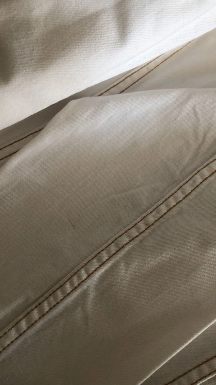 Veste en jean blanc Tex 42 - photo numéro 8