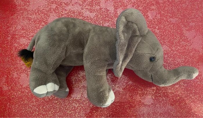 Peluche éléphant living nature - photo numéro 2