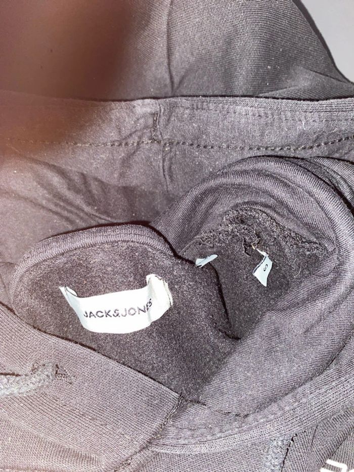 Sweat à capuche jack et jones taille S - photo numéro 2