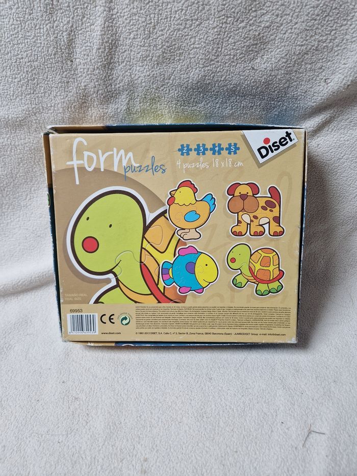 Puzzle ×4 animaux diset - photo numéro 1