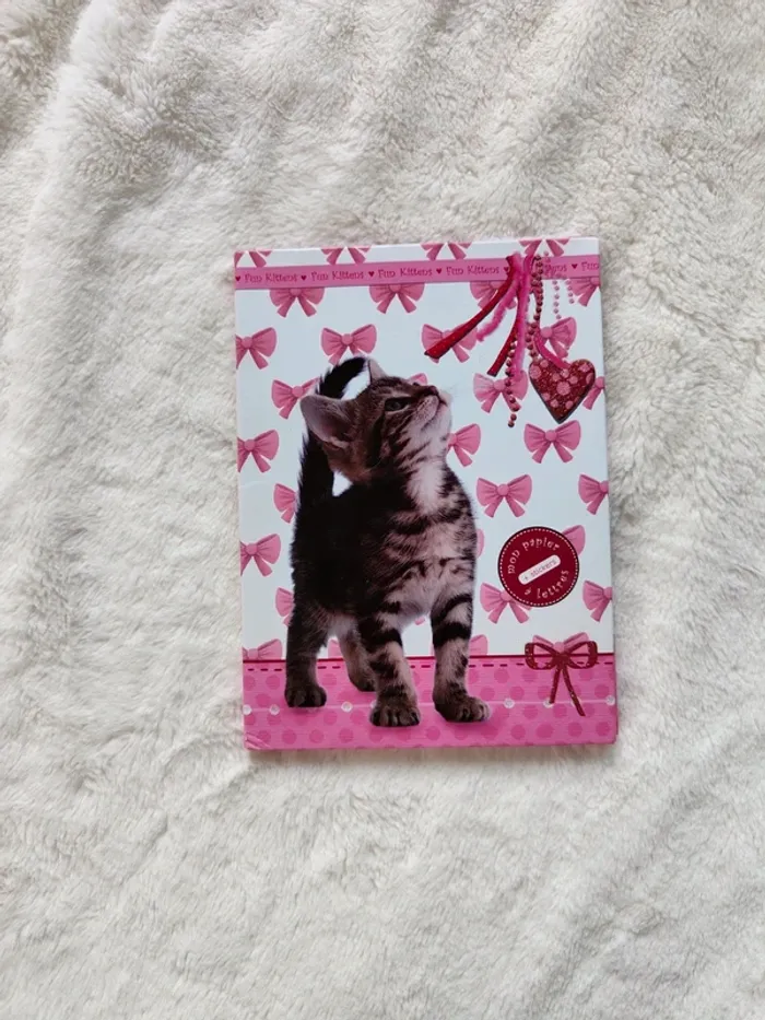 Papeterie chaton