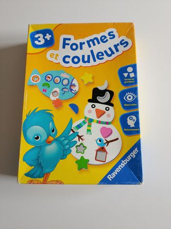 Formes et couleurs ravensburger complet sans notice 