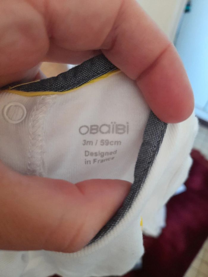 Ensemble 2 body et 1 salopette 3 mois - photo numéro 6