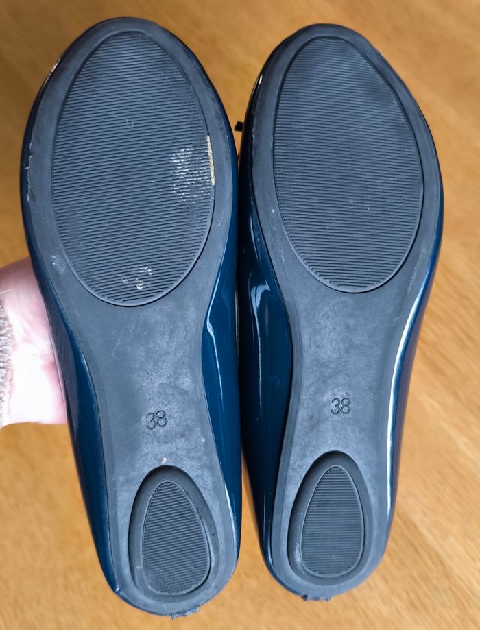 🌸 Ballerines vernis - Marine - Tissaia - P38 🌸 - photo numéro 7