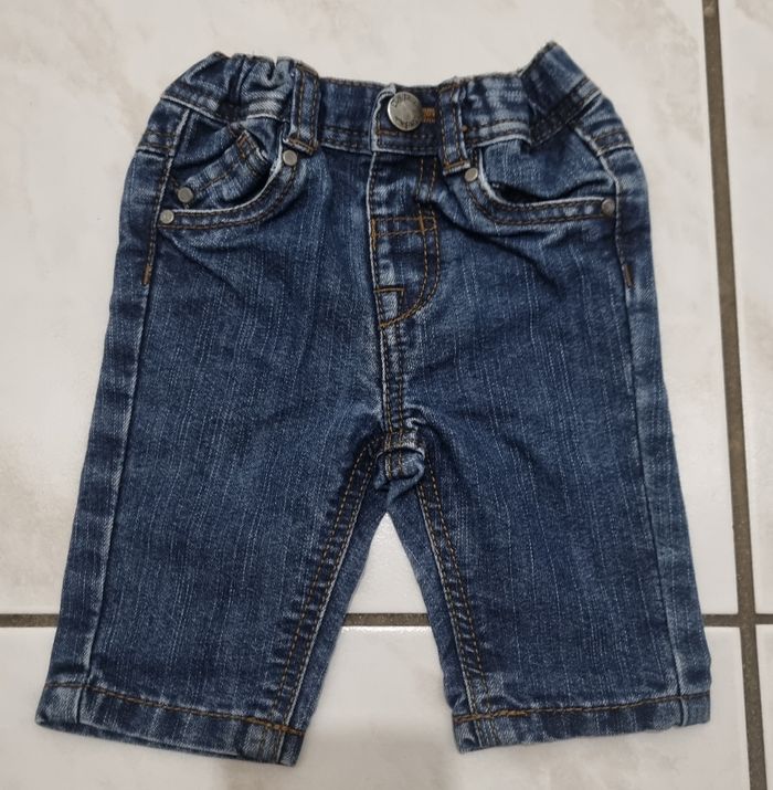 pantalon en jean bleu garçon kitchoun taille 1 mois