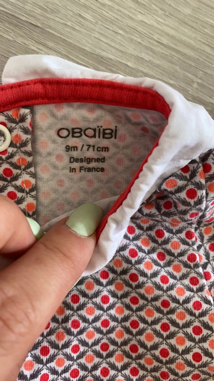 Ensemble obaibi taille 9mois - photo numéro 3
