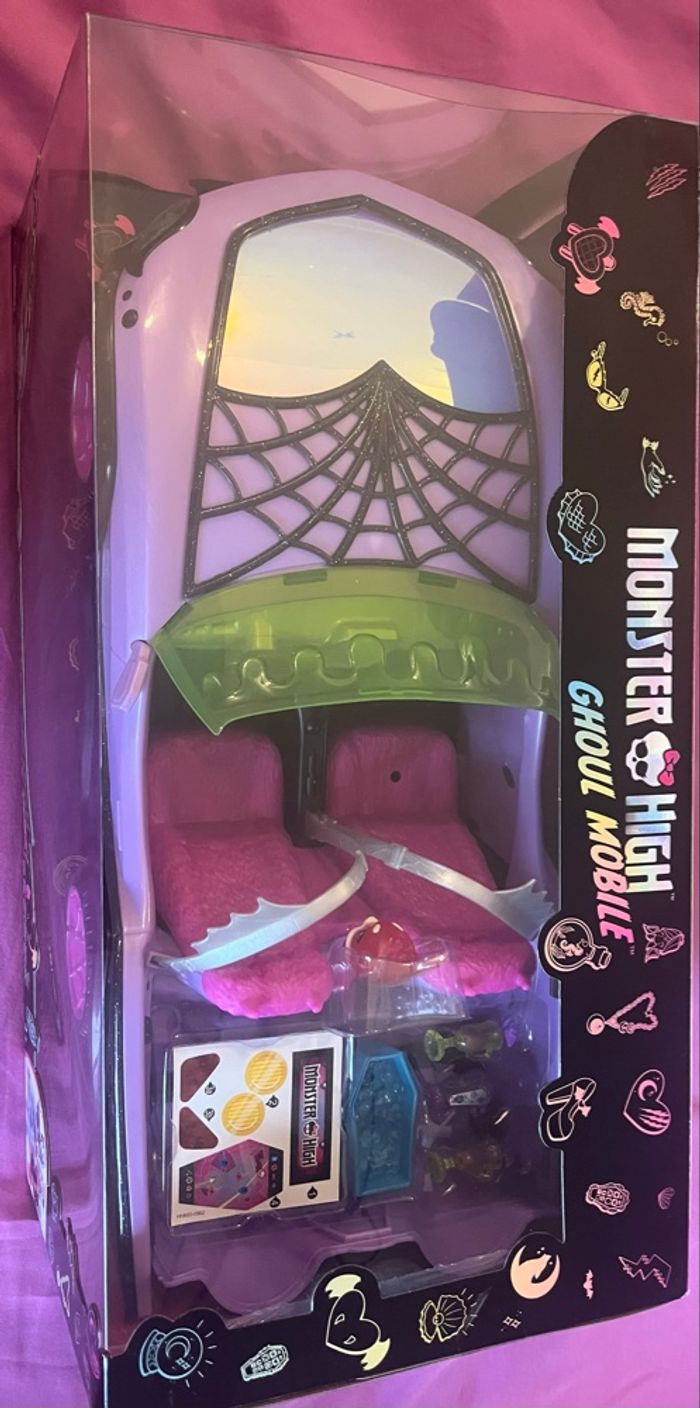 Voiture Monster High Ghoul Mobile - Neuf - photo numéro 2
