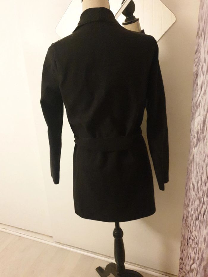 Veste longue col chale - photo numéro 5