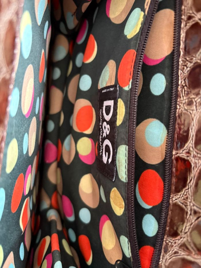 Sac dolce & gabbana motif serpent (bon état / voir descriptif) - photo numéro 6