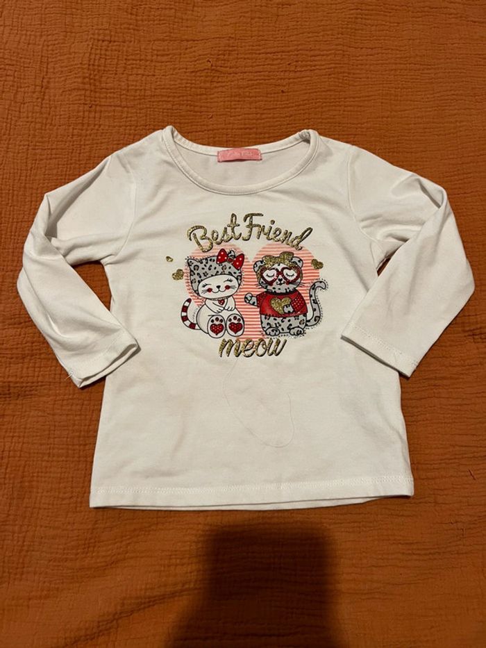 T-shirt manches longues 24mois