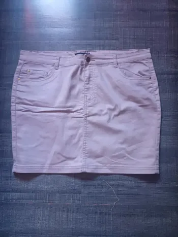 Mini jupe en jeans lilas taille 44