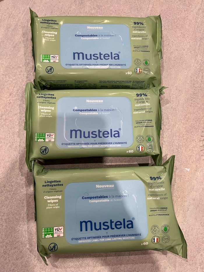 Lingettes Mustela