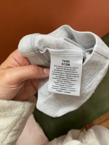 Legging gris 6/12 mois