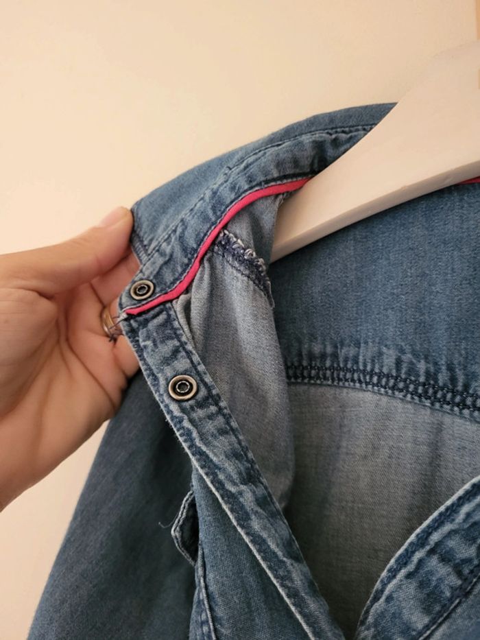 Chemise bleu fille - photo numéro 3