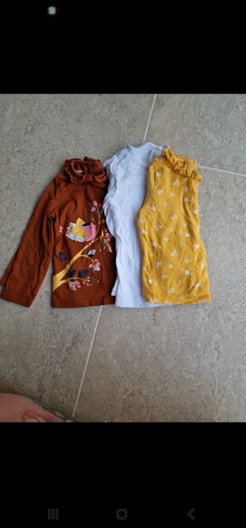 3 t-shirts longue manche 18mois