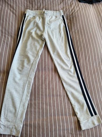 Pantalon de jogging molleton 14 ans gris La Redoute