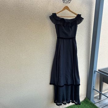 Robe longue noire