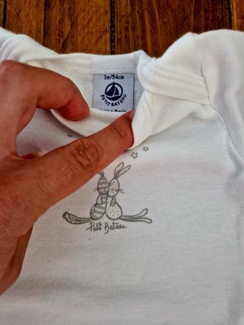 Body Petit Bateau 1 mois