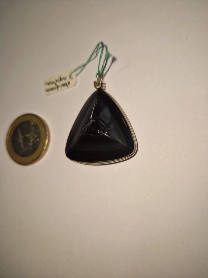 Pendentif obsidienne arc en ciel suprême oeil - photo numéro 5
