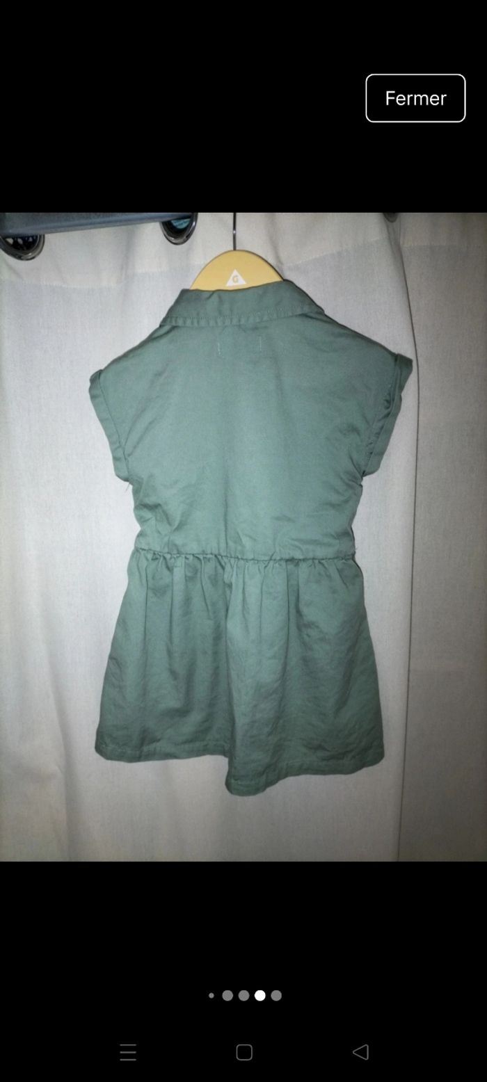 Robe kaki Gémo 24 mois - photo numéro 2