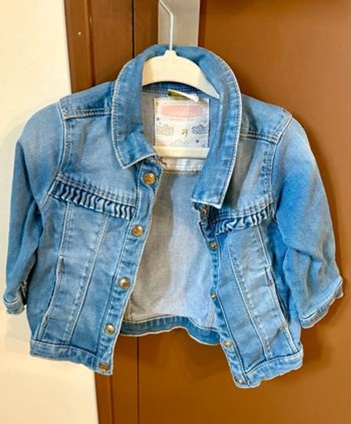 Veste en jean et robe 12 mois - photo numéro 4