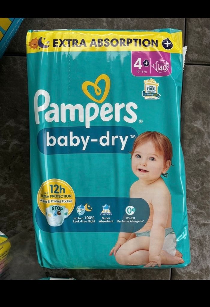 Pampers taille 4+