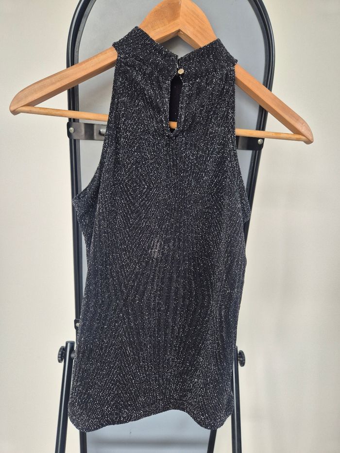 débardeur noir à paillettes pimkie taille s - photo numéro 2