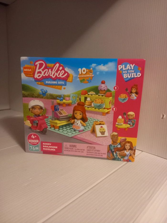 Barbie mega construx boulangerie