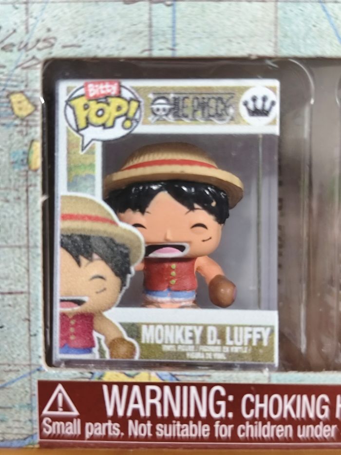 Bitty Pop! One Piece - Pack de 4 Figurines (Monkey D. Luffy, Roronoa Zoro, Axe-Hand Morgan, Buggy The Clown) - photo numéro 2