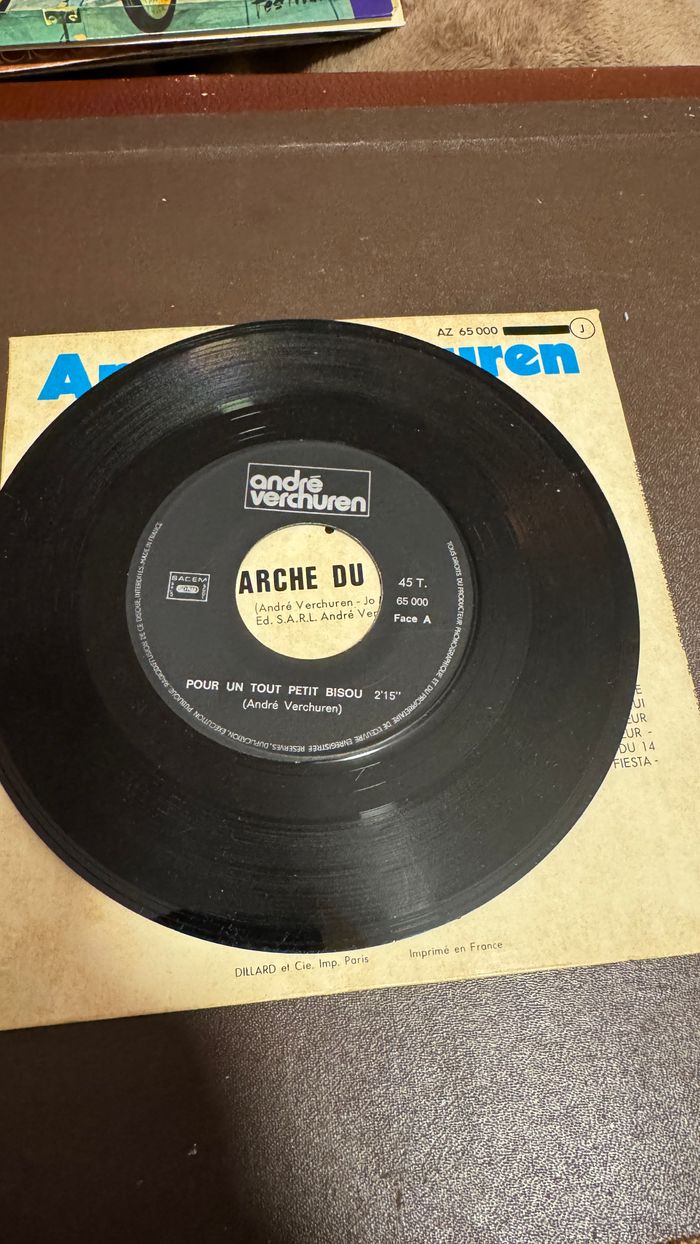 Vinyle 45 Tours, André Verchuren – Pour Un Tout Petit Bisou - photo numéro 6