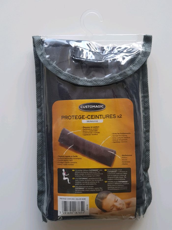 Customagic - Lot de 2 protège-ceintures molletonnés - photo numéro 2