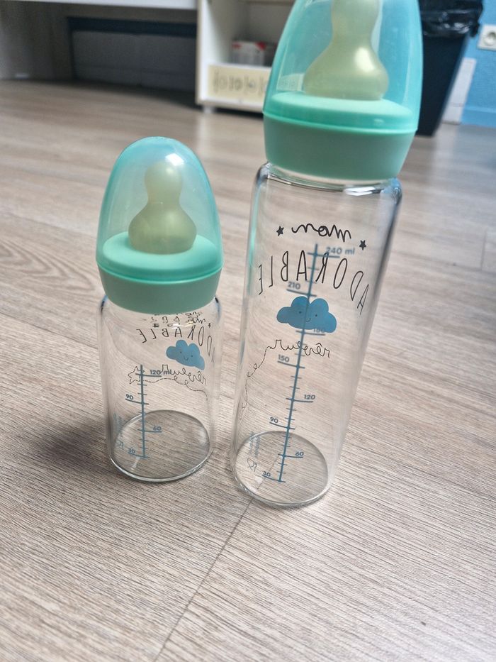 Biberons verre ×2 - photo numéro 2