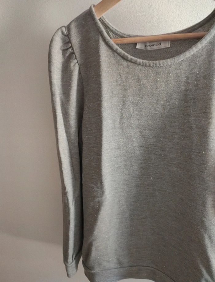Pull gris - photo numéro 3