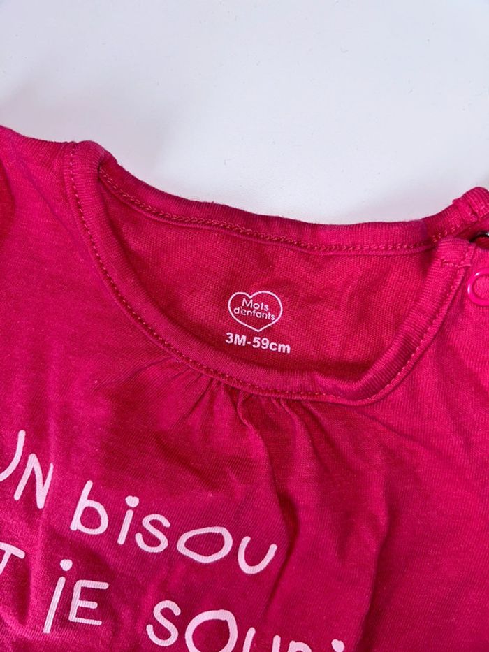 Tee shirt 3 mois - photo numéro 2