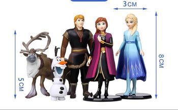 Lot de Figurines Reine des Neiges 