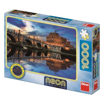 PUZZLE NEON ANGEL CASTLE EN ITALIE 1000 PIECES 541290 dino