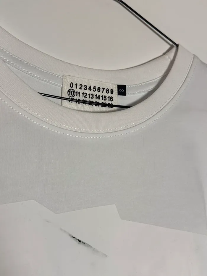 T shirt maison margiela blanc s - photo numéro 3