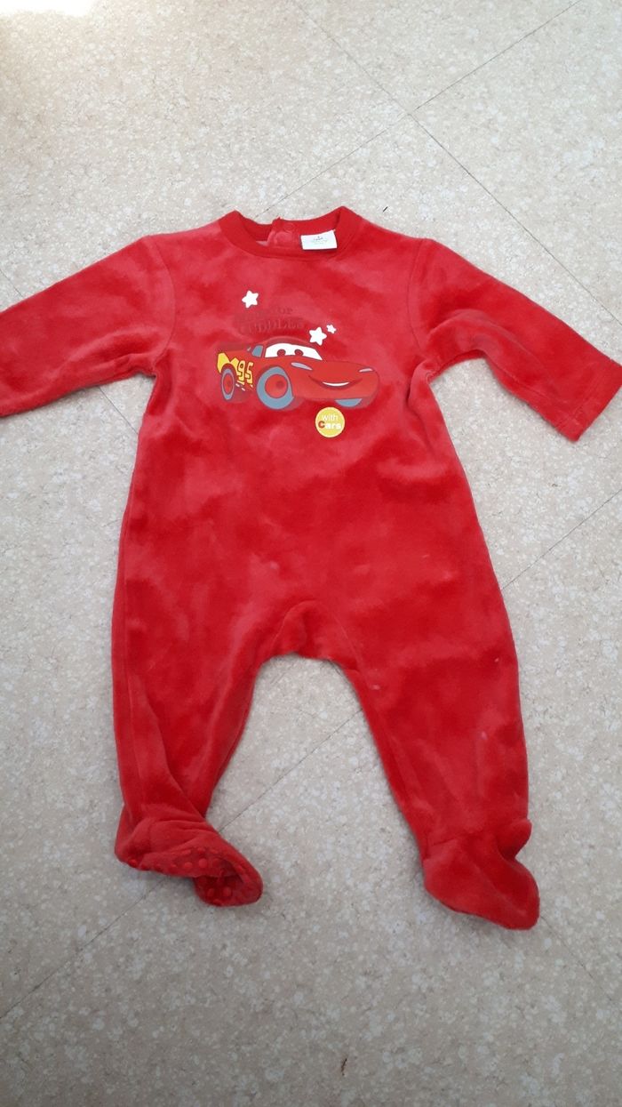 Grenouillère cars taille 3 mois