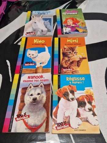 Lot 6 livres enfants 100% animaux